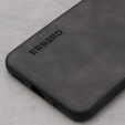 Case for Xiaomi Redmi 12C, ERBORD Business, with metal plate for car mounts, grey