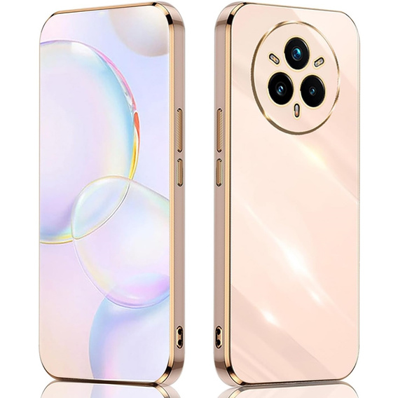 Case for Realme 14 Pro+ 5G, Glamour CamShield, pink rose gold