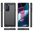 Case for Motorola Edge 30 Pro, Carbon, black