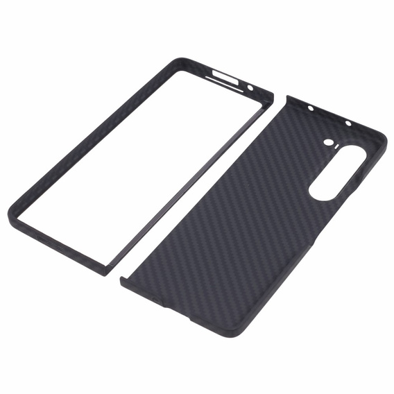 Case for Samsung Galaxy Z Fold5 5G, Aramid Fiber Cover, black