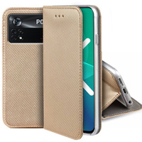 Flip case for Xiaomi Poco X4 Pro 5G, Wallet Smart Magnet, blue
