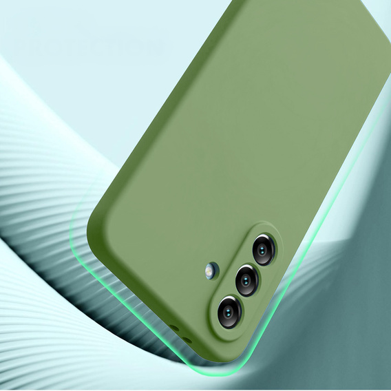 Case for Samsung Galaxy A56 5G, Silicone Lite, green