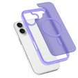 Matt Case for iPhone 17, for MagSafe, translucent purple
