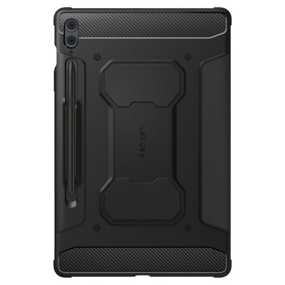 SPIGEN Rugged Armor Pro Case for Samsung Galaxy Tab S9 FE+ 12.4" (X610/X616B) – Black