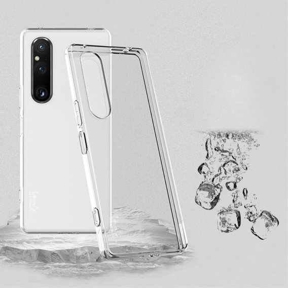 IMAK Case for Sony Xperia 1 V, UX-5 Series Slim, transparent