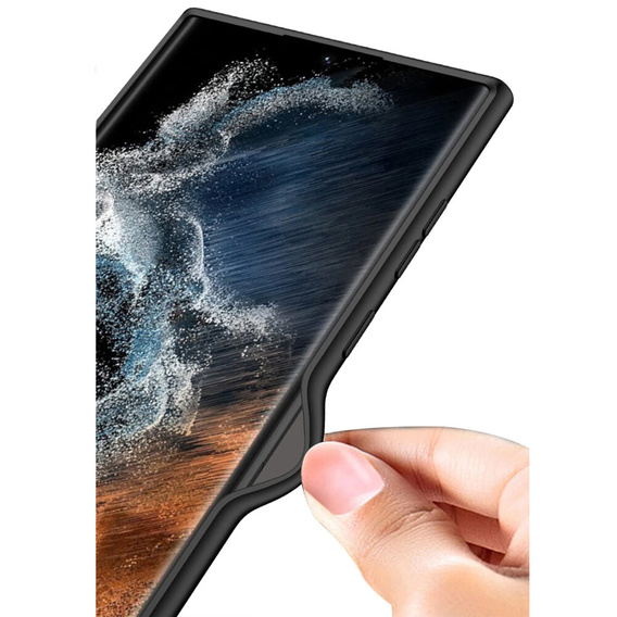 Case for Samsung Galaxy S24 Ultra, GKK Slim CamShield, black