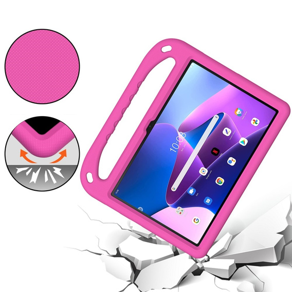 Children's Case for Lenovo Tab M10 10.1 Gen 3, Children's Case with Holder, pink