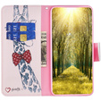 Flip case for Xiaomi 13 Lite, Wallet, giraffe, pink