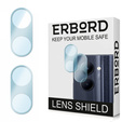 2x ERBORD tempered glass for camera to Realme C33