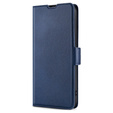 Flip case for Motorola Moto G22, Magnetic Clasp, dark blue