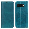 Flip case for Google Pixel 9A, Split Leather, green