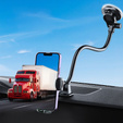 Car windscreen mount Long Arm 30cm for phones 4.7–7 inches