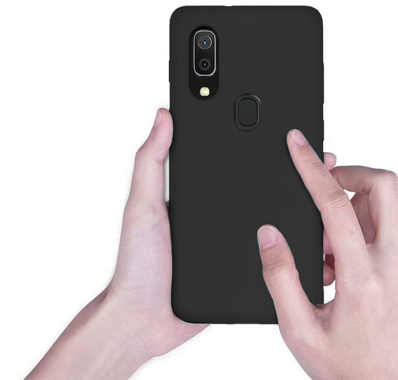 Case for Samsung Galaxy A40, Silicone Lite, black