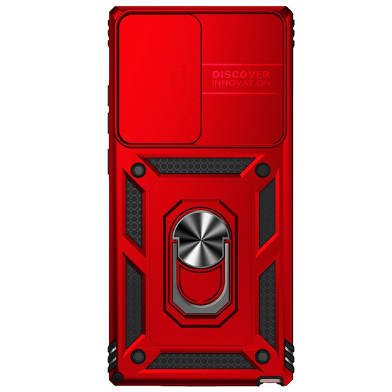 Case for Samsung Galaxy Note 20 Ultra, CamShield Slide, red