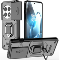 Case for OnePlus 13, KickStand Camera Lens, black