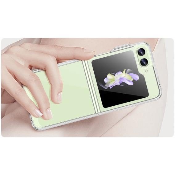 Case for Samsung Galaxy Z Flip 5 5G, Fusion Hybrid, transparent