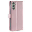 Flip case for Samsung Galaxy M34, Wallet Zipper Pocket, pink