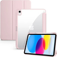 Case for iPad 10.9 2022 10 Gen, Smartcase Hybrid, with stylus space, pink