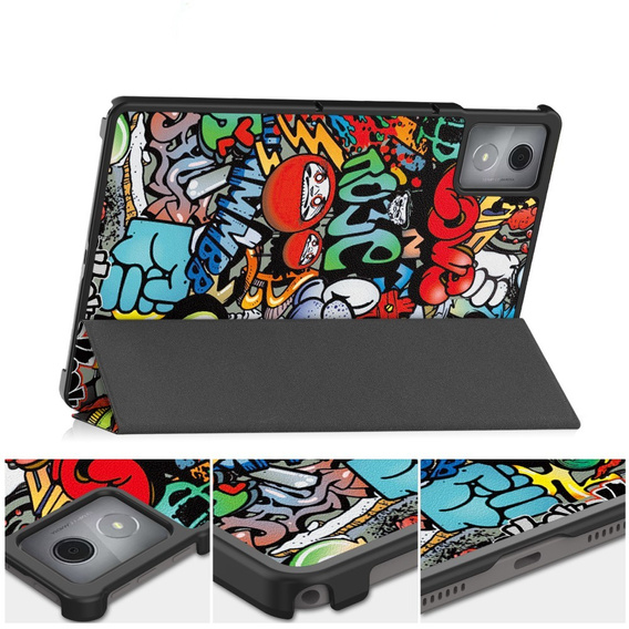 Case for Lenovo Tab K11 Plus, Smartcase, graffiti
