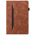 Case for Xiaomi Pad 7, Classic, with space for stylus, brown