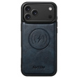 2-in-1 flip case for iPhone 17 Pro, SUTENI, for MagSafe, blue