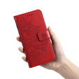 Flip case for Samsung Galaxy A13 4G, Mandala Flower, red