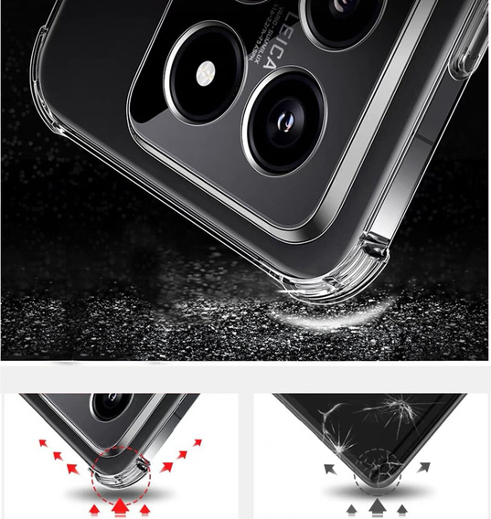 Case for Xiaomi 14T, Dropproof, transparent