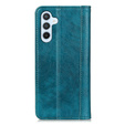 Case for Samsung Galaxy A35 5G, Wallet Litchi Leather, green