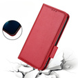 Flip case for Ulefone Note 12P, Wallet Litchi Magnet, red