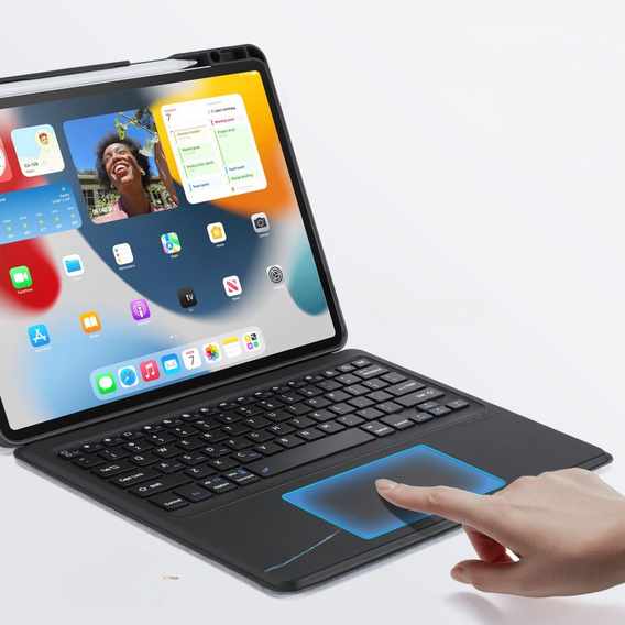 Keyboard case for Apple iPad Air 13" 6 gen. 2024 / iPad Pro 12.9 2020 / 2021 / 2022, Dux Ducis DK Series, black
