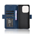 Flip case for Xiaomi Redmi Note 14 4G, Card Slot, dark blue