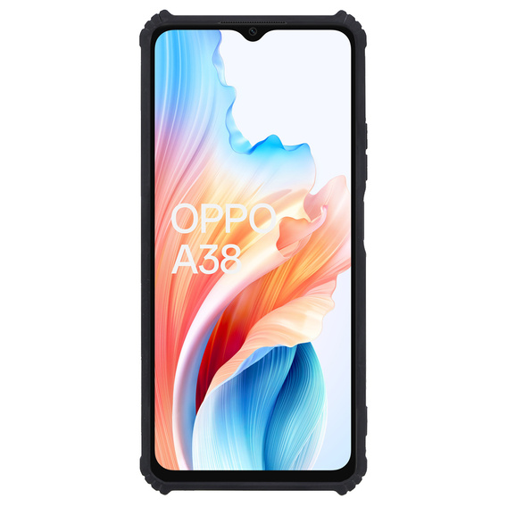 Case for Oppo A38 4G / Oppo A18 4G, AntiDrop Hybrid, black