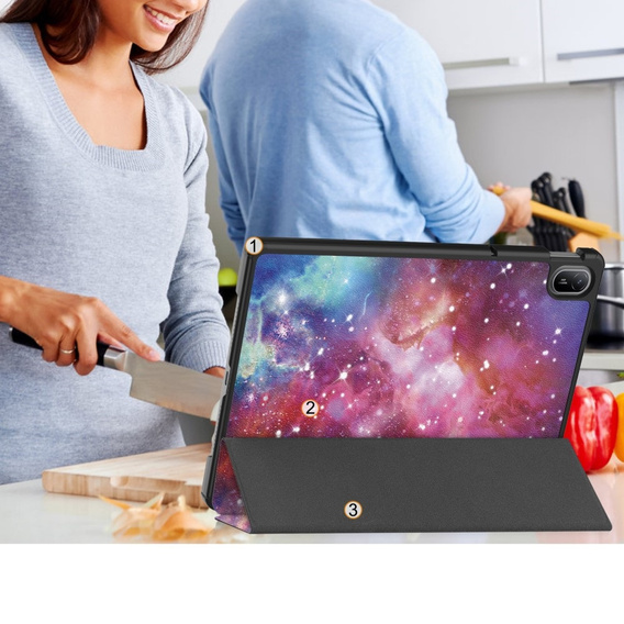 Case for Huawei MatePad SE 11 2024, Smartcase, galaxy
