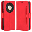 Flip case for Honor Magic 6 Lite 5G, Card Slot, red
