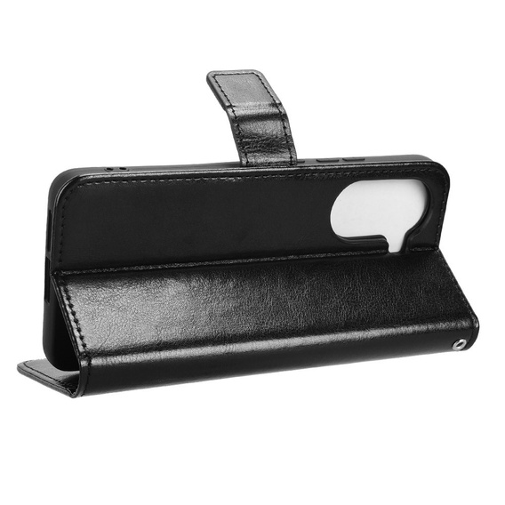 Flip case for Xiaomi Poco X7 Pro 5G, Crazy Horse Wallet, black