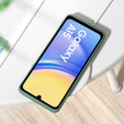 Case for Samsung Galaxy A15, Silicone Lite, dark green + 9H glass