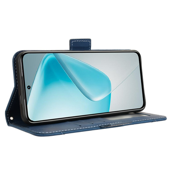 Flip case for Infinix Hot 50 Pro+ 4G, Card Slot, dark blue