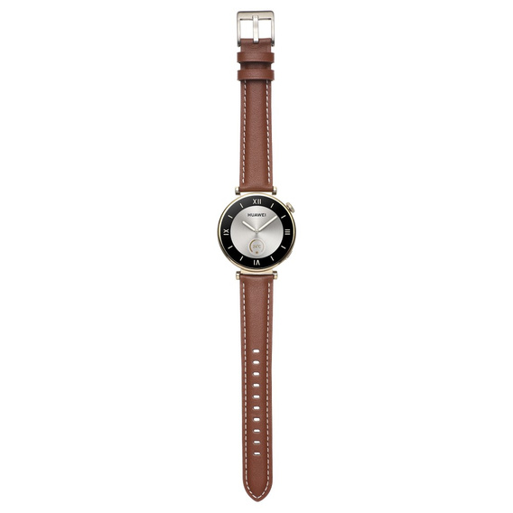 Natural leather strap for watches with 18mm attachment width