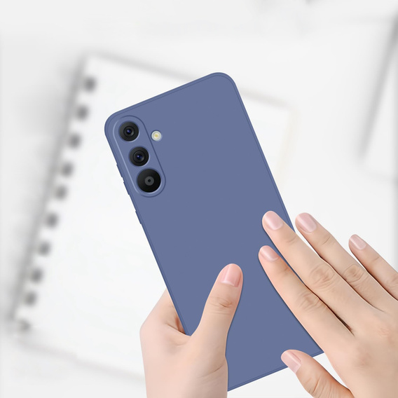 Case for Samsung Galaxy A36 5G, Silicone Lite, dark blue