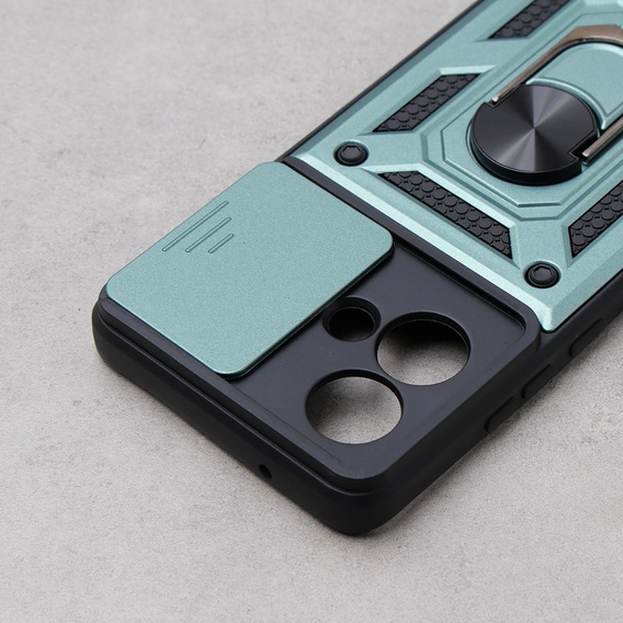Case for Motorola Edge 40 Neo, CamShield Slide, green