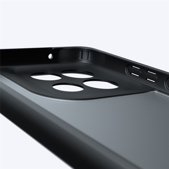 Case for Xiaomi Redmi 15 5G / 4G, with camera protection, transparent with black sides