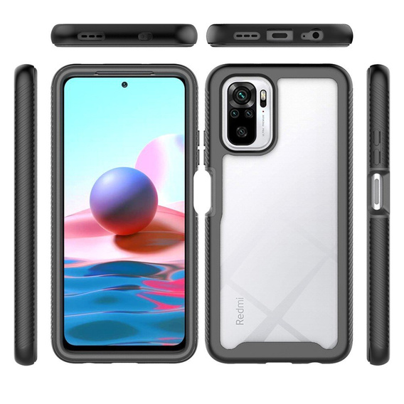 Case for Xiaomi Redmi Note 10 / 10S, Shockproof, with film, blue