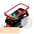 Case for iPhone 15 Pro Max, R-JUST CamShield Slide, armoured, red / black