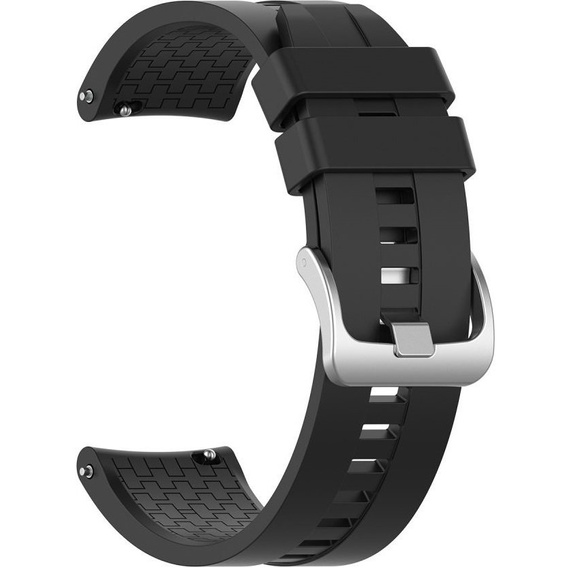 22mm Silicone strap with buckle for Huawei Watch GT / Watch GT2 - White