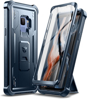 Armored case for Samsung Galaxy S9, Dexnor Full Body, blue