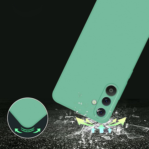 Case for Samsung Galaxy A36 5G, Silicone Lite, blue