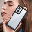 Case for Motorola Edge 50 Fusion 5G, Fusion Hybrid, transparent / black
