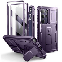Armored case for Samsung Galaxy S24 Ultra, Dexnor Full Body (Two Frames), purple