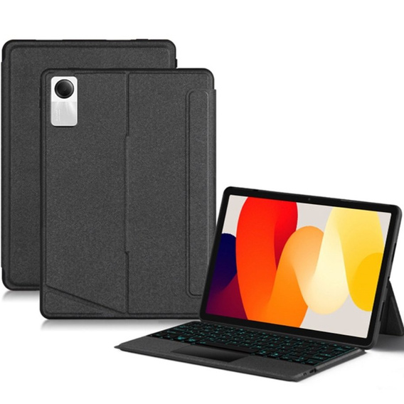 Case + keyboard Xiaomi Redmi Pad SE 11", Keyboard Touchpad, black