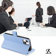 Flip case for Xiaomi Redmi Note 13 5G, Wallet Zipper Pocket, blue